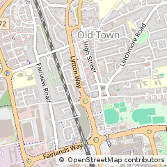Map of Stevenage, Hertfordshire