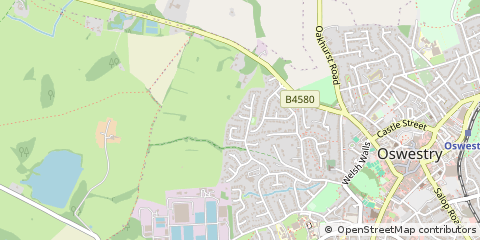 Map of Oswestry