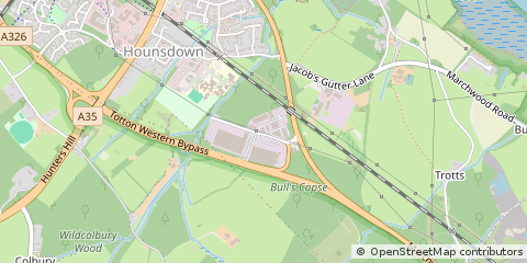 Map of Southampton, Hampshire