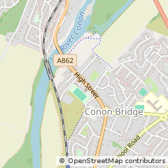 Map of Dingwall, Ross-Shire