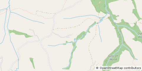 Map of Holsworthy, Devon