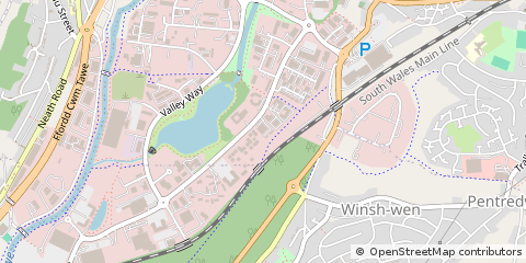 Map of Swansea