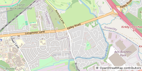 Map of Liverpool, Merseyside
