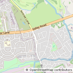 Map of Liverpool, Merseyside