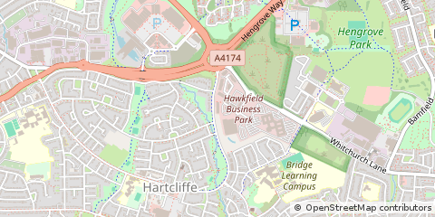 Map of Bristol, Avon