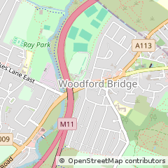Map of Woodford Green