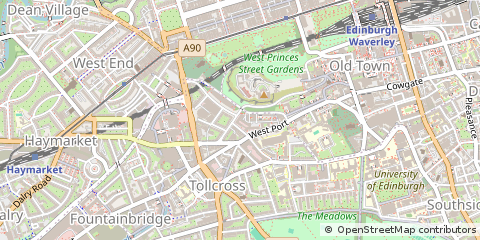 Map of Edinburgh
