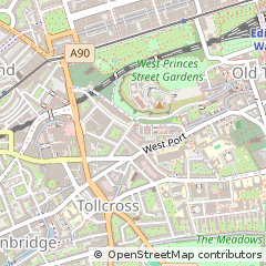 Map of Edinburgh