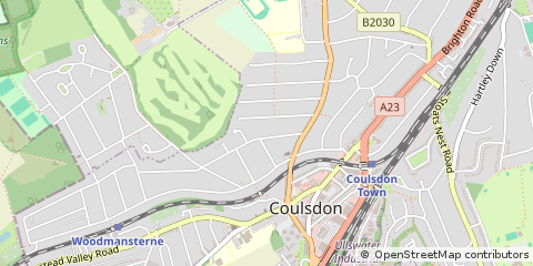 Map of Coulsdon