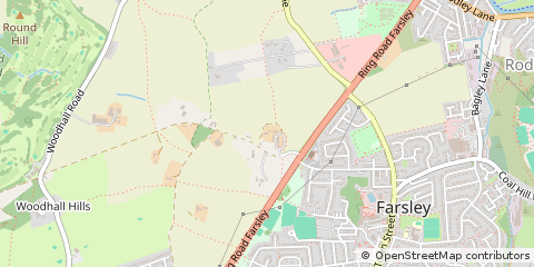 Map of Leeds, West Yorkshire