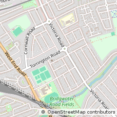 Map of Ruislip, Middlesex