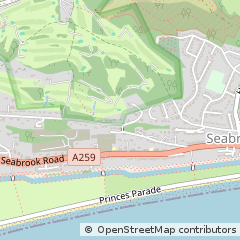 Map of Hythe, Kent
