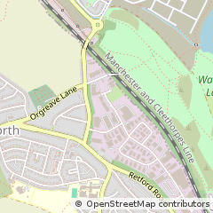 Map of Sheffield, South Yorkshire