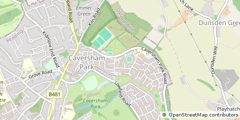 Map of Reading, Berkshire