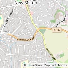 Map of NEW Milton, Hampshire