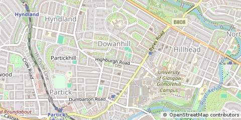 Map of Glasgow