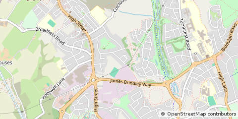 Map of Stoke-on-Trent, Staffordshire