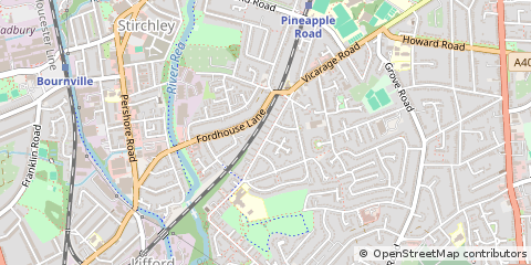 Map of Birmingham