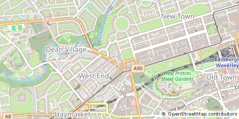 Map of Edinburgh