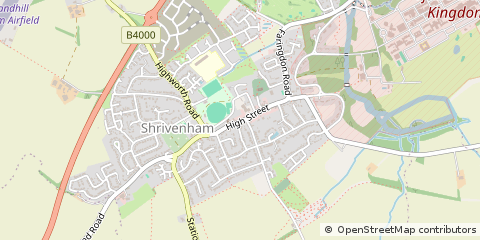 Map of Swindon, Wiltshire