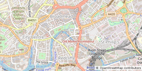 Map of Bristol