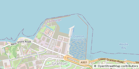 Map of Granton Harbour, Edinburgh