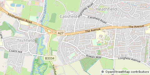 Map of Fareham