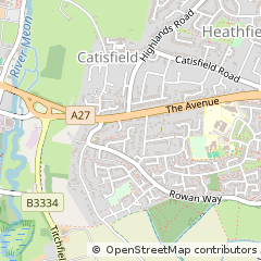 Map of Fareham