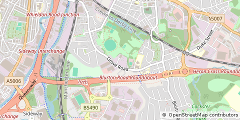 Map of Stoke-on-Trent