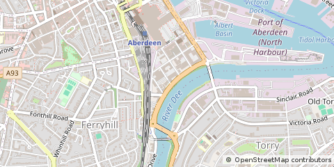 Map of Aberdeen
