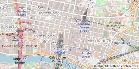 Map of Glasgow