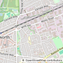 Map of Letchworth Garden City, Hertfordshire