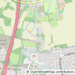 Map of Horley