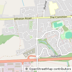 Map of Alfreton, Derbyshire
