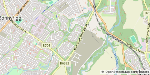 Map of Bonnyrigg