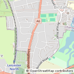 Map of Leicester