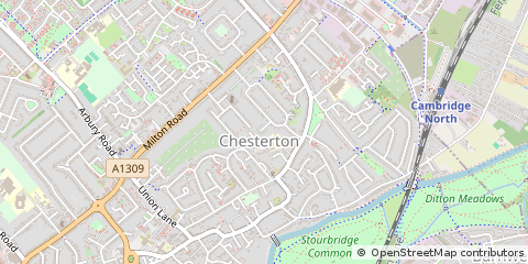 Map of Cambridge