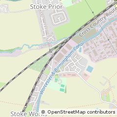 Map of Bromsgrove, Worcestershire