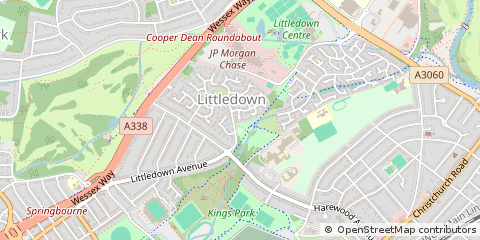 Map of Bournemouth
