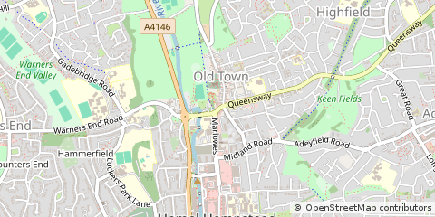Map of Hemel Hempstead