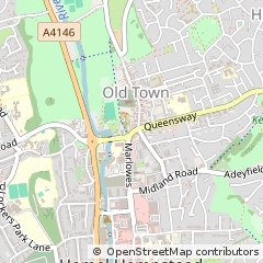 Map of Hemel Hempstead