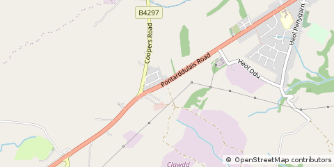 Map of Ammanford