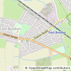 Map of East Boldon