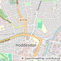 Map of Hoddesdon