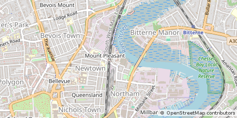 Map of Southampton, Hants
