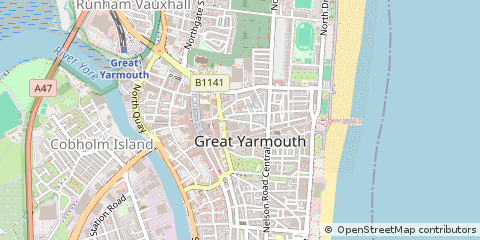 Map of Great Yarmouth