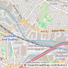 Map of West Bromwich, West Midlands