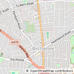 Map of Cardiff