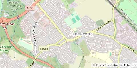 Map of South Yorks