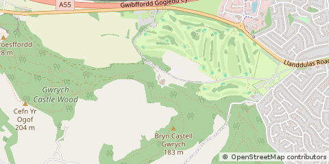 Map of Abergele